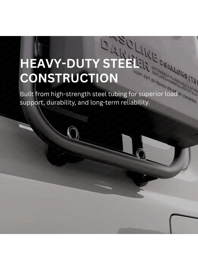 MOTOR FIT Heavy-Duty Side Ladder with Fuel Tank Mount for Suzuki Jimny 2019–2026 | Weather-Proof Steel Exterior | Overland & Off-Road Accessory | OEM Fit | Easy Installation - Image 4
